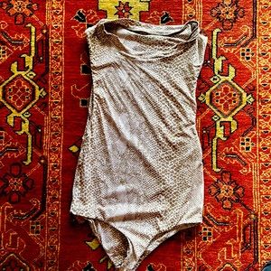 Acacia snake print full piece with side breast peekaboo